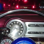 1953 Chevy Belair Custom out on the town dash view