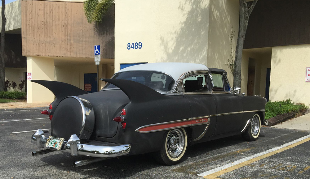 1953 Chevy Belair Custom hot rod out on the town 2015