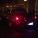 1953 Chevy Belair Custom hot rod out on the town 2015 night
