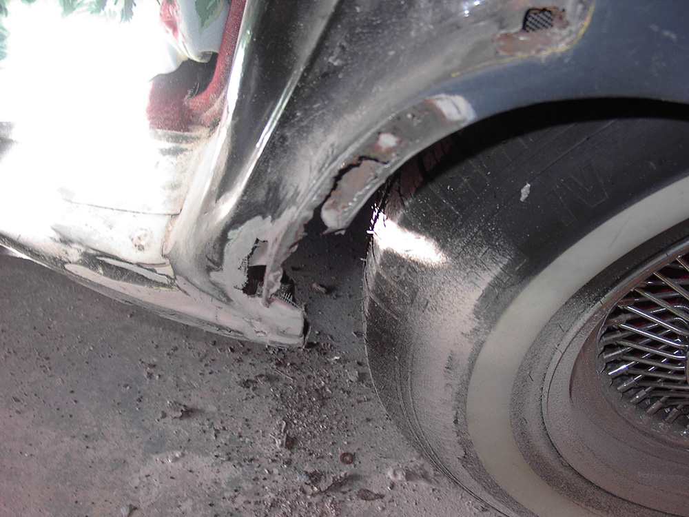 53 Chevy door jamb rotted