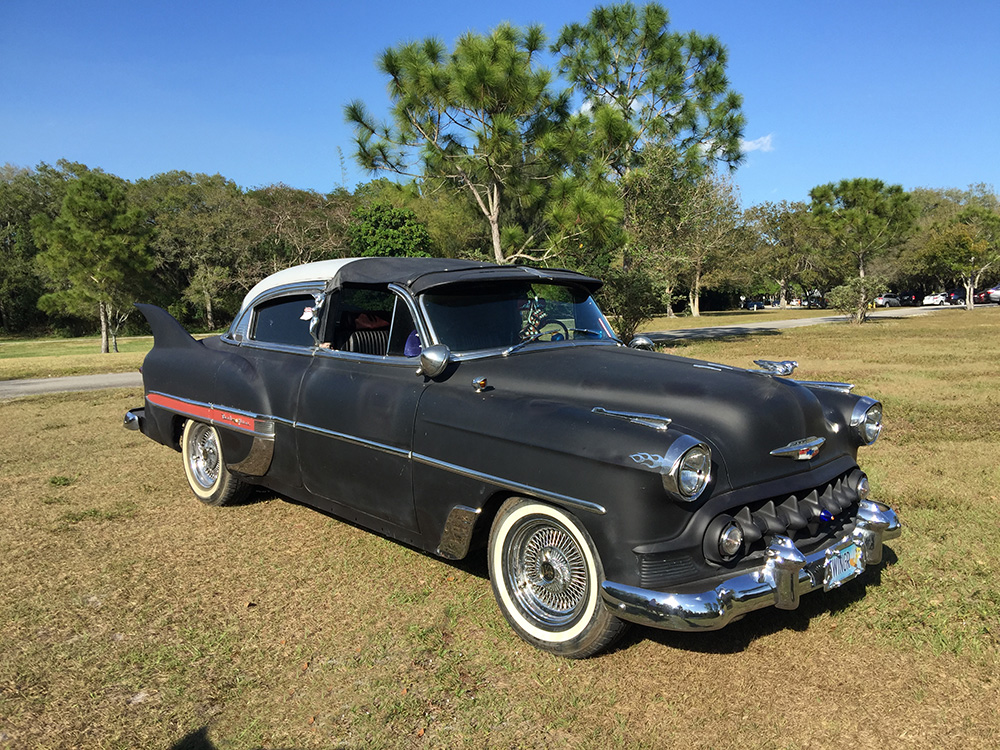 53 Chevy Hot Rod Custom at Tree Tops Park in South Florida