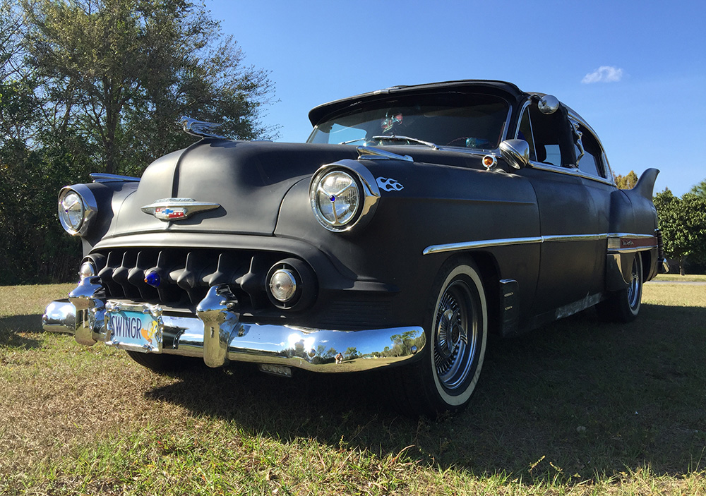 53 Chevy Hot Rod Custom at Tree Tops Park in South Florida