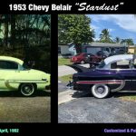 1953 Chevy Hot Rod Custom Belair "Stardust" then and now 1992-2020