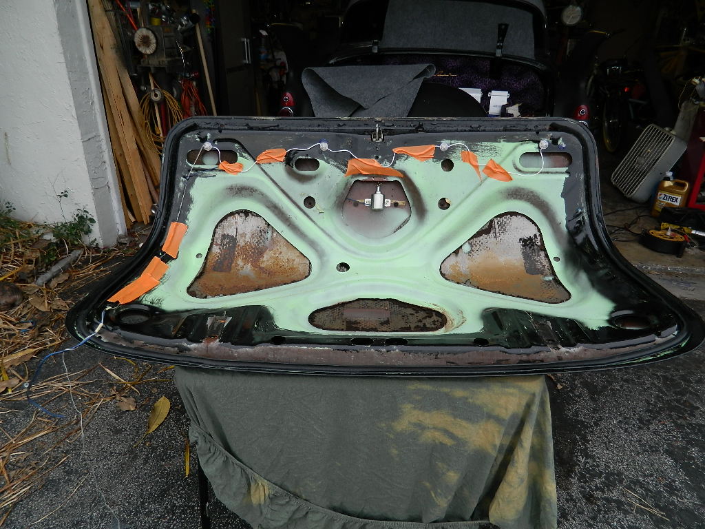 53 Chevy custom trunk