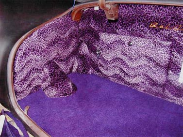 53 Chevy custom trunk purple