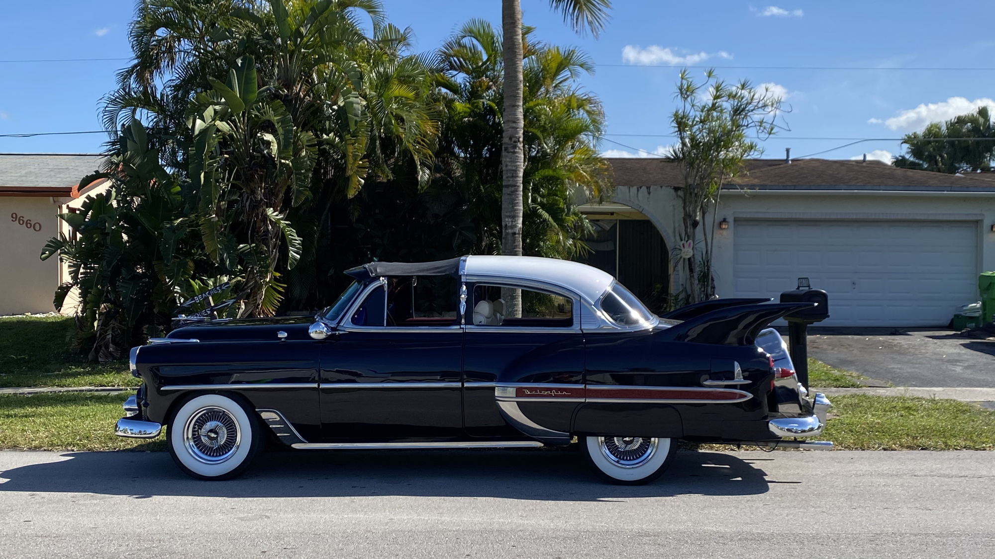 53 Chevy Custom Belair in the Sun, March 2021, front driver side Florida