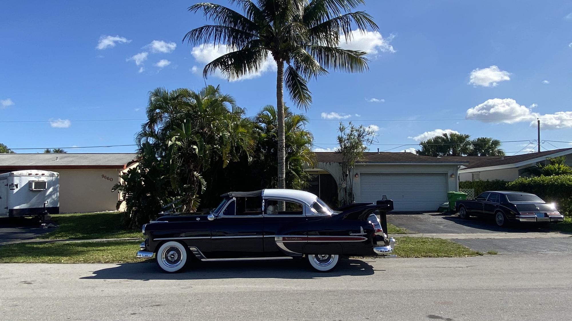 53 Chevy Custom Belair in the Sun, March 2021, front driver side Florida