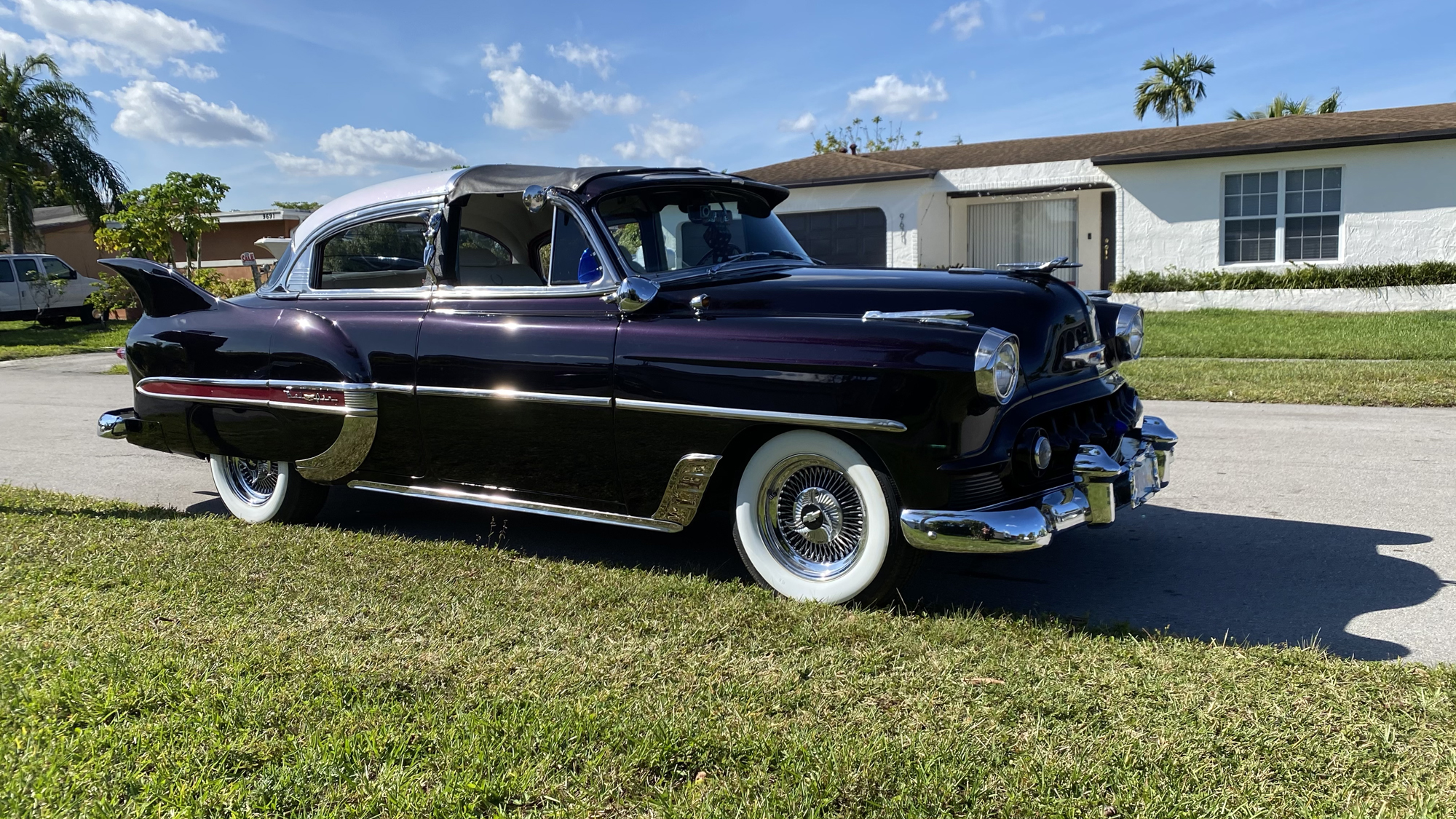53 Chevy Custom Belair in the Sun, March 2021, front passenger side
